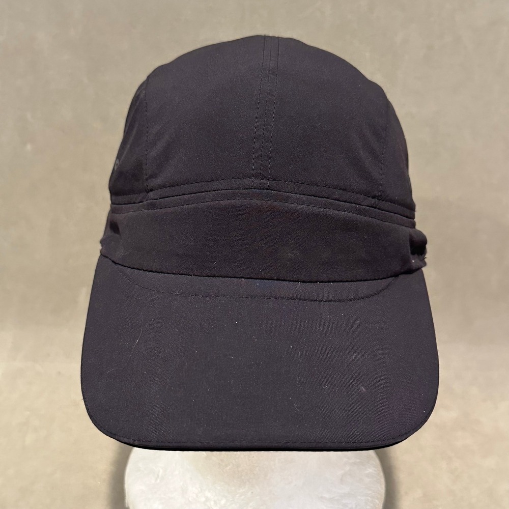 Lululemon Fast and Free Running Hat Black Adjustable‎ Reflective Athletic Cap